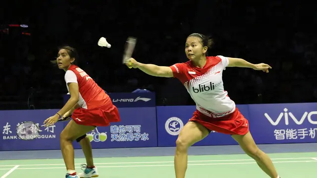 Ganda putri Indonesia Greysia Polii/Nitya Krishinda Maheswari
