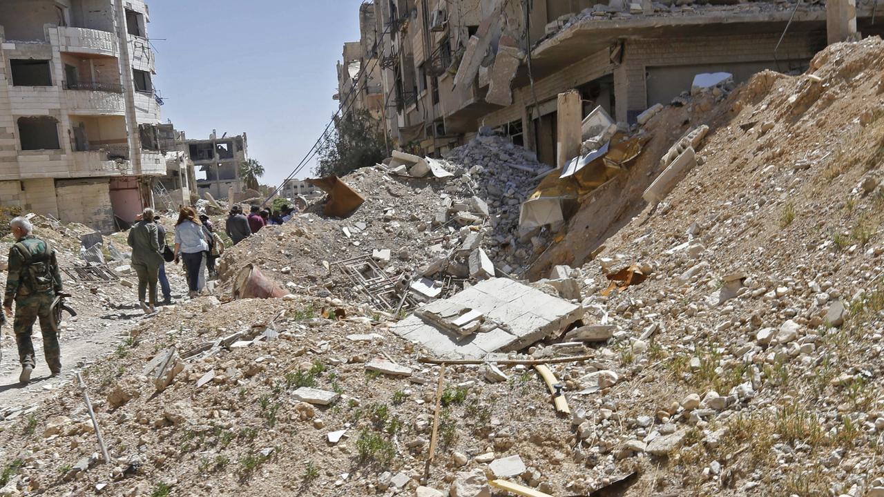 Menyusuri Terowongan Pemberontak Suriah di Ghouta Timur