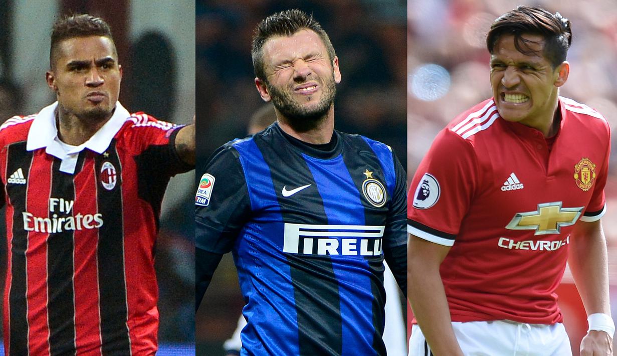 Pesepak bola selalu dituntut memberikan kontribusi maksimal di setiap pertandingan. Kebugaran merupakan faktor yang sering diabaikan, terlebih bagi mereka yang gemar berpesta hingga kecanduan bersanggama. (Kolase Foto AFP)