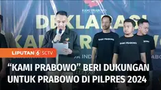 Komunitas Anak Muda Indonesia Prabowo atau KAMI Prabowo mendeklarasikan dukungan pada Ketua Umum Partai Gerindra, Prabowo Subianto, di Pilpres 2024.