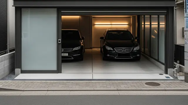 10 Inspirasi Carport Minimalis untuk 2 Mobil di Lahan Sempit, Tetap Rapi dan Estetik (Image by Gemini AI)