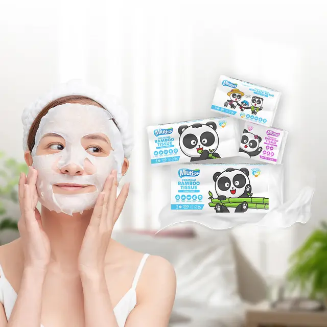 Tissu Premium bambu untuk dibuat masker