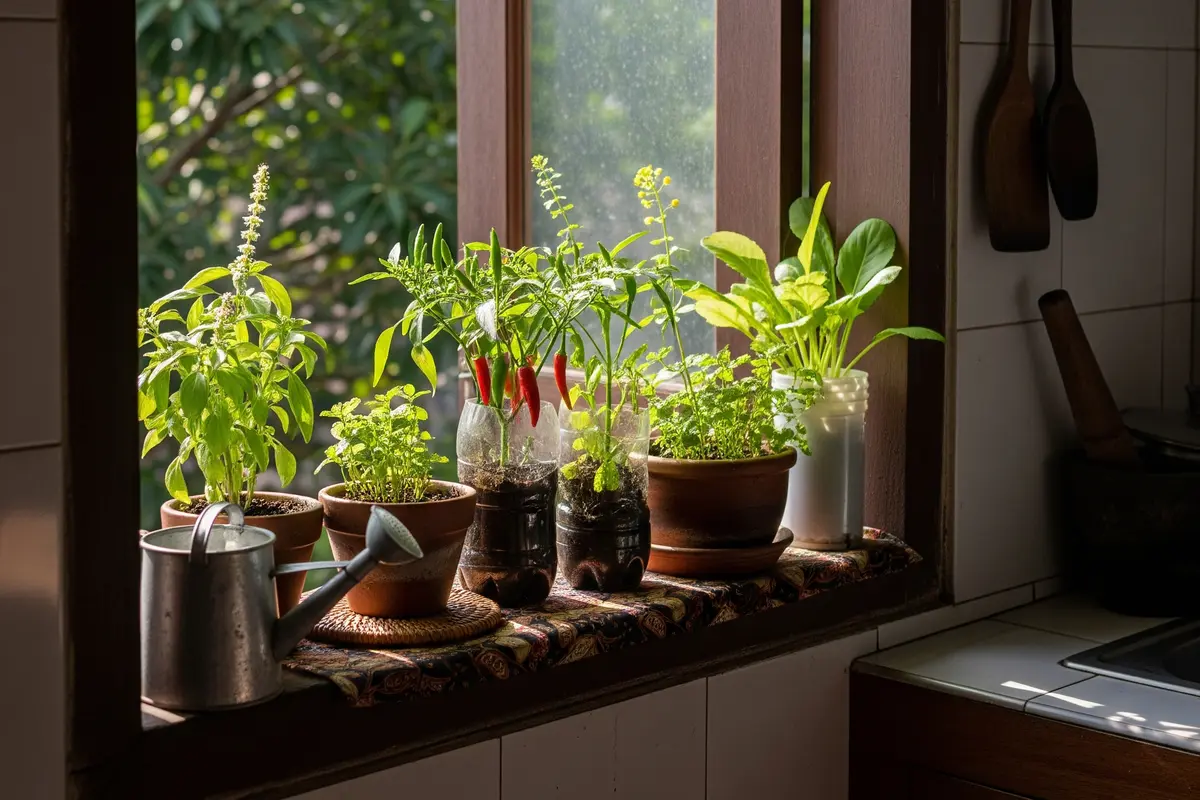 9 Ide Kebun Mini Hemat untuk Ibu Rumah Tangga, Solusi Cerdas Pangan Segar