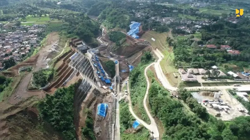 Bendungan Sukamahi di Kabupaten Bogor