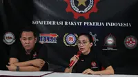 Konfederasi Rakyat Pekerja Indonesia (KRPI) menyatakan sikap tegas terkait Rancangan Undang-Undang atau RUU Kesehatan. Hal itu disampaikan Ketua Umum KRPI Rieke Diah Pitaloka. (Ist)