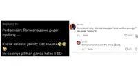 Cerita kocak warganet saat jawab soal ujian bahasa Jawa. (Sumber: TikTok/taylorkidzz/nopita_076)