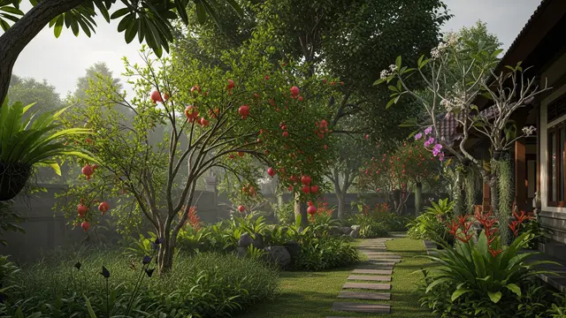 Pohon Delima/Foto: AI Generated