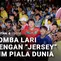 Lomba Lari dengan "Jersey" Tim Piala Dunia