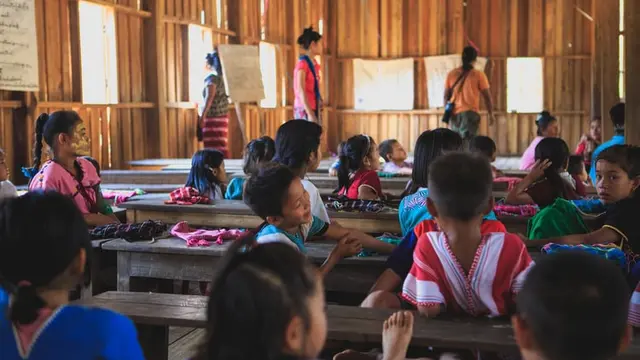 Ilustrasi anak-anak Myanmar (unsplash)
