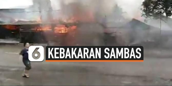 VIDEO: Kebakaran Bengkel Las Menghanguskan Sebuah Mobil