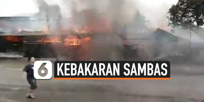 VIDEO: Kebakaran Bengkel Las Menghanguskan Sebuah Mobil