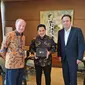 Menteri BUMN Erick Thohir bertemu dengan salah satu founder Dufry, Luis Andres N Holze di sela kunjungan kerja di Amerika Serikat (AS). (Foto: Dok Istimewa)