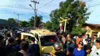 Cerita Saksi Mata Saat Tabrakan Kereta Api dengan Angkot Tewaskan 4 Orang di Medan