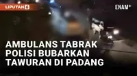 Insiden kecelakaan fatal terjadi di Padang, Sumatera Barat pada Rabu (27/3/2024) pagi. Sebuah ambulans menabrak rombongan polisi bermotor yang hendak membubarkan tawuran di kawasan Permindo. Dua personel berstatus BKO (Bawah Kendali Operasi) dilapork...