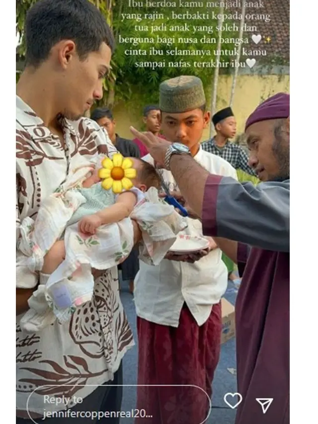 8 Momen Jennifer Coppen Gelar Aqiqah sang Anak, Sederhana Namun Penuh Makna