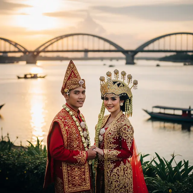 Prompt Gemini AI Edit Foto Prewed Pakai Baju Adat