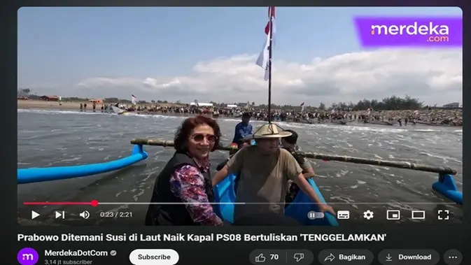 <p>Gambar tangkapan layar video dari kanal YouTube MerdekaDotCom.</p>