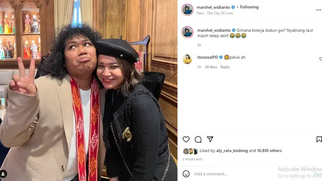 Marshel Widianto - Rossa (Foto: Instagram/@marshel_widianto)