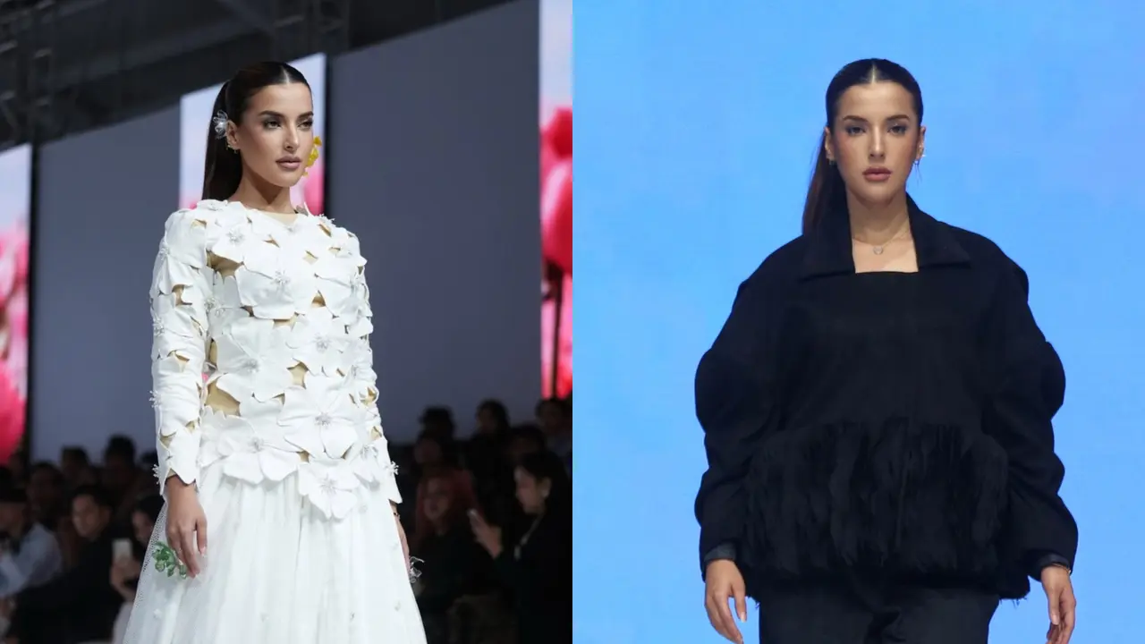Tasya Farasya Gebrak Panggung JFW 2026 Berbalut Busana Hitam Putih, Disebut Gigi Hadid Indonesia