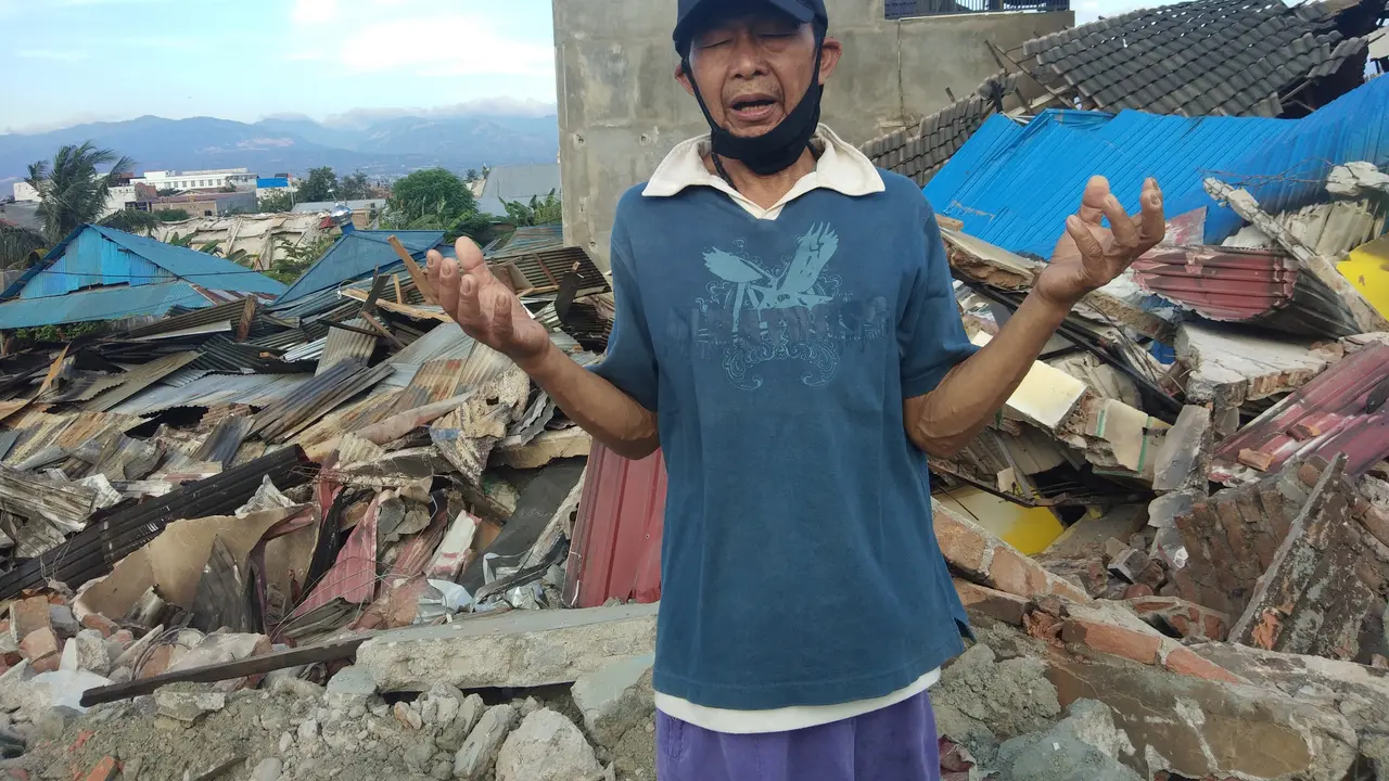 Korban gempa Palu, Andi Mustafa, berhasil selamat setelah berzikir di bawah reruntuhan.
