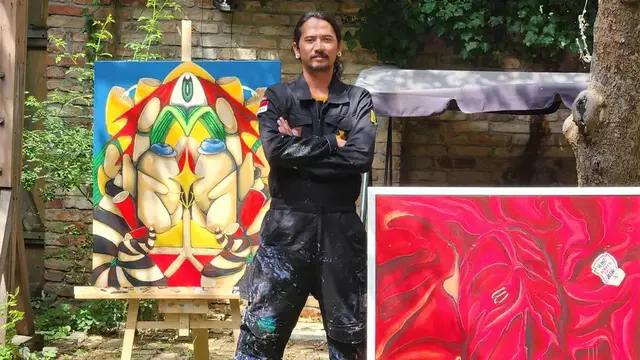 Daniel Parasaudi, Seniman Grafiti asal Sukabumi yang tinggal di Berlin. (Levie Wardhana)