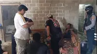 7 tersangka diamankan Polres Lampung Tengah saat pesta sabu. Foto : (Istimewa).
