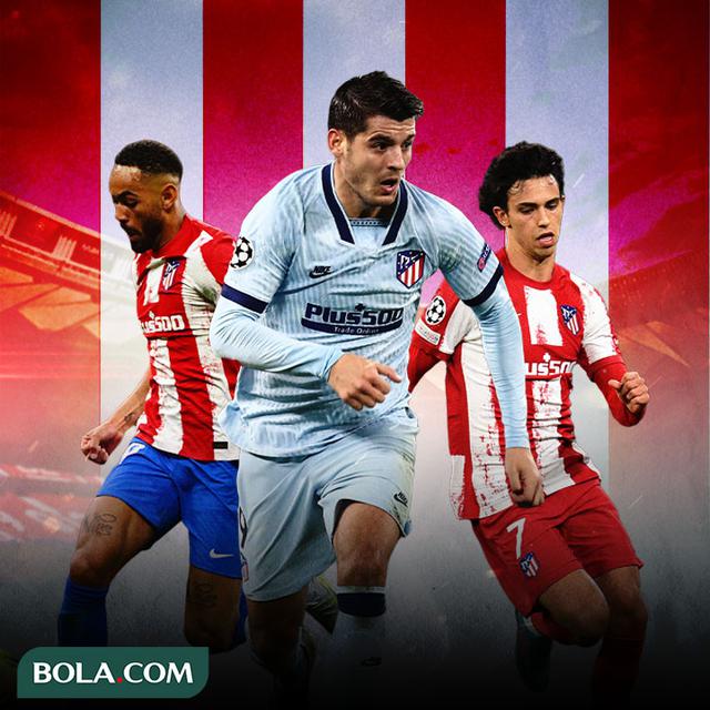 Atletico Madrid - Matheus Cunha, Alvaro Morata, Joao Felix
