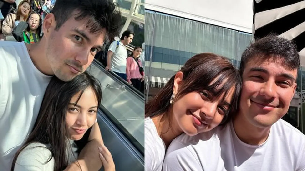 Potret Aurelie Moeremans dan Tyler Bigenho saat Selfie Bareng (credit: instagram/drtylerbigenho).