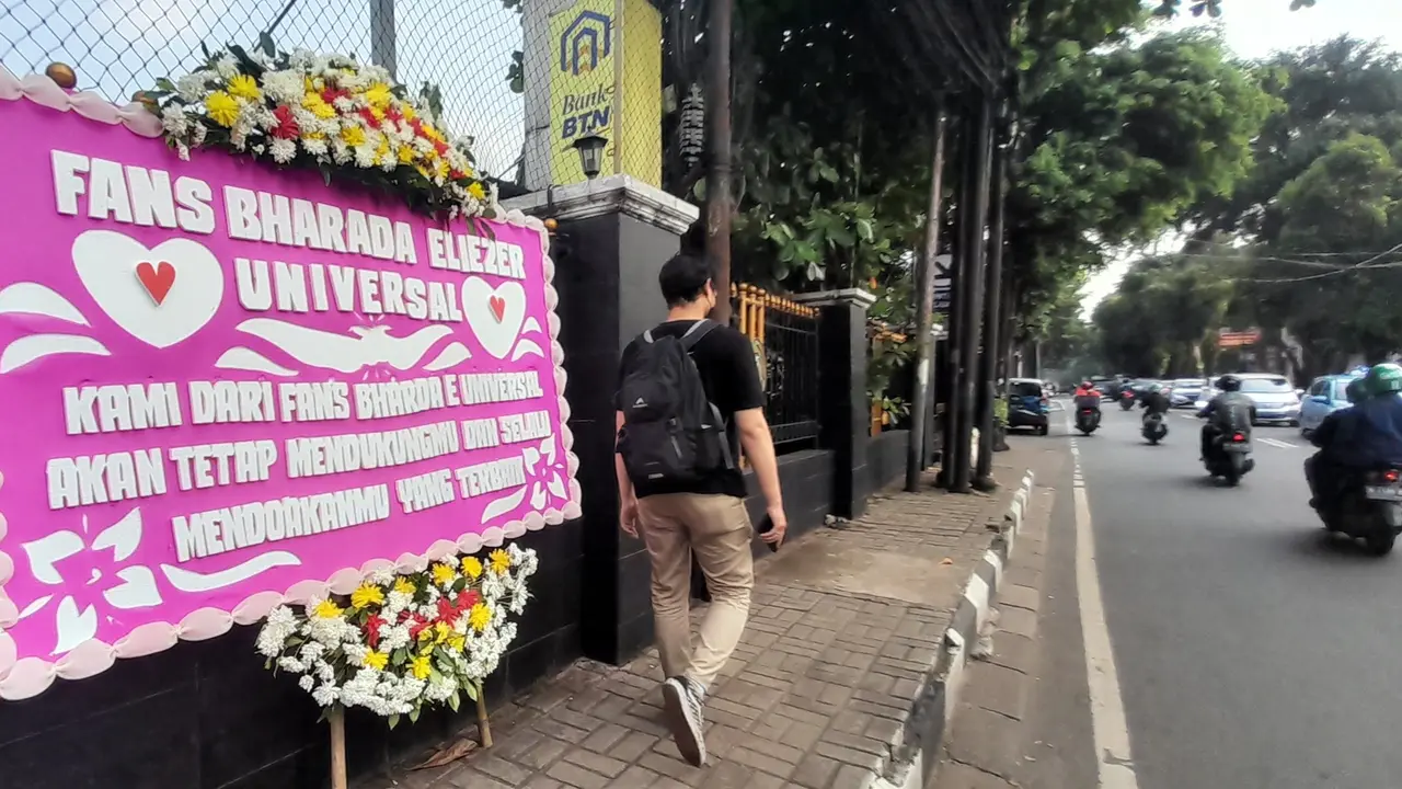Karangan Bunga Dukungan untuk Bharada Richard Eliezer Pudihang Lumiu alias Bharada E