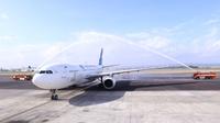 Garuda Indonesia resmi mengoperasikan penerbangan langsung Denpasar- Mumbai PP.