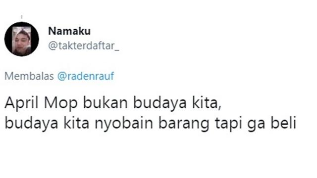 8 Cuitan Netizen Soal 'April Mop Bukan Budaya Kita' Ini Bikin Geleng Kepala
