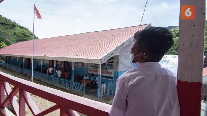 Salah satu sekolah dasar terpencil di Kecamatan Marawola Barat, Sigi