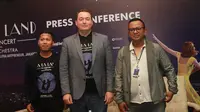 Anas Syahrul Alimi saat jumpa pers La La Land in Concert di Djakarta Room, Raffles Hotel, Kuningan, Jakarta Selatan, Jum'at (3/11/2017).