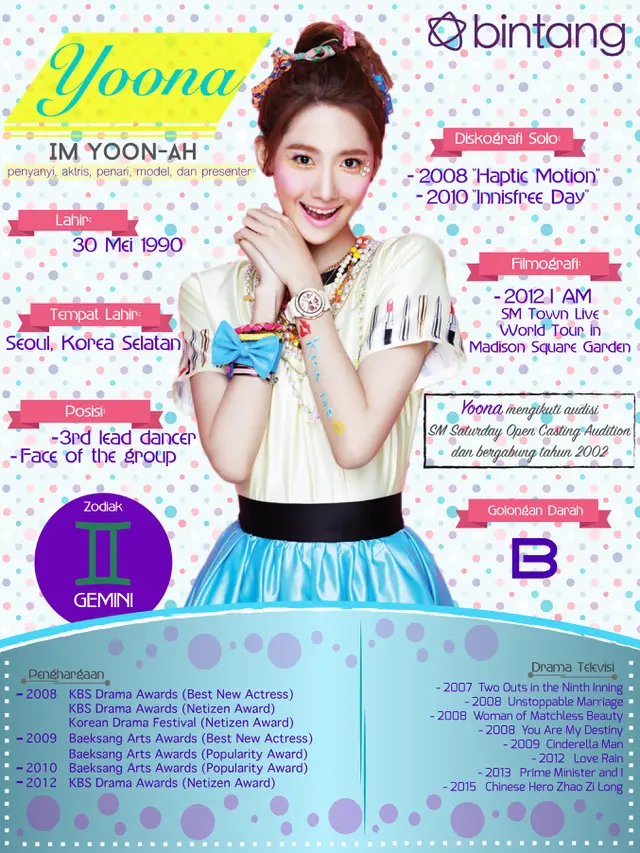 [Bintang] Musc Bio Yoona SNSD