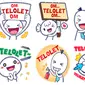 Stiker BBM Om Telolet Om.