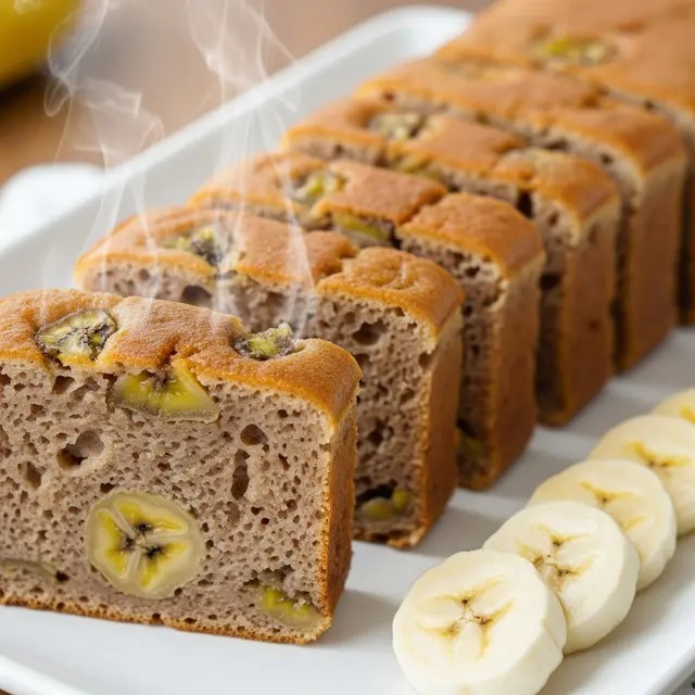 Resep Kue Pisang Matang Tanpa Mixer dan Oven (Image by Gemini AI)