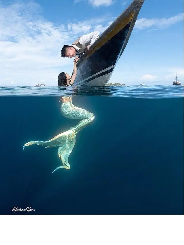 6 Momen Pemotretan Prewedding Boy William dan Kekasih, Pilih Tema Mermaid