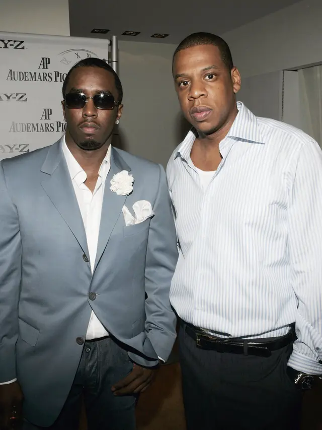 Diddy dan Jay-Z pada 2005. (Mat Szwajkos / Getty Images North America / Getty Images via AFP)