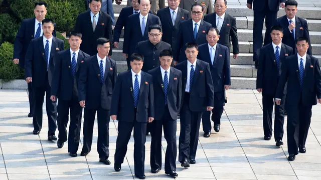 Ketatnya Pengawalan Kim Jong-un di KTT Korea Selatan-Korea Utara