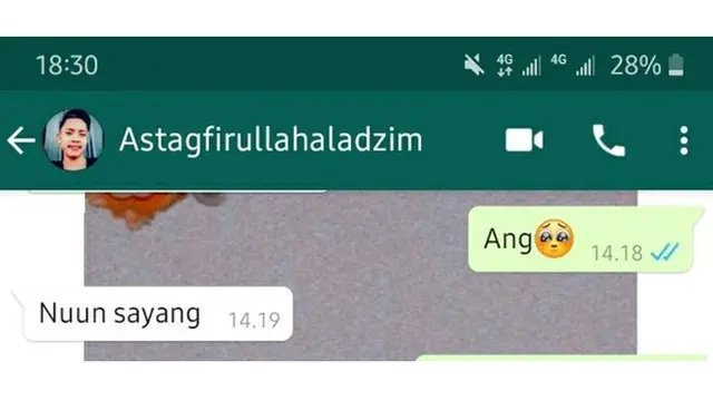 6 Potret Nama Kontak Pacar Ini Nyeleneh Banget, Jauh dari Kata Romantis