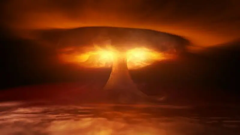 Ilustrasi bom nuklir