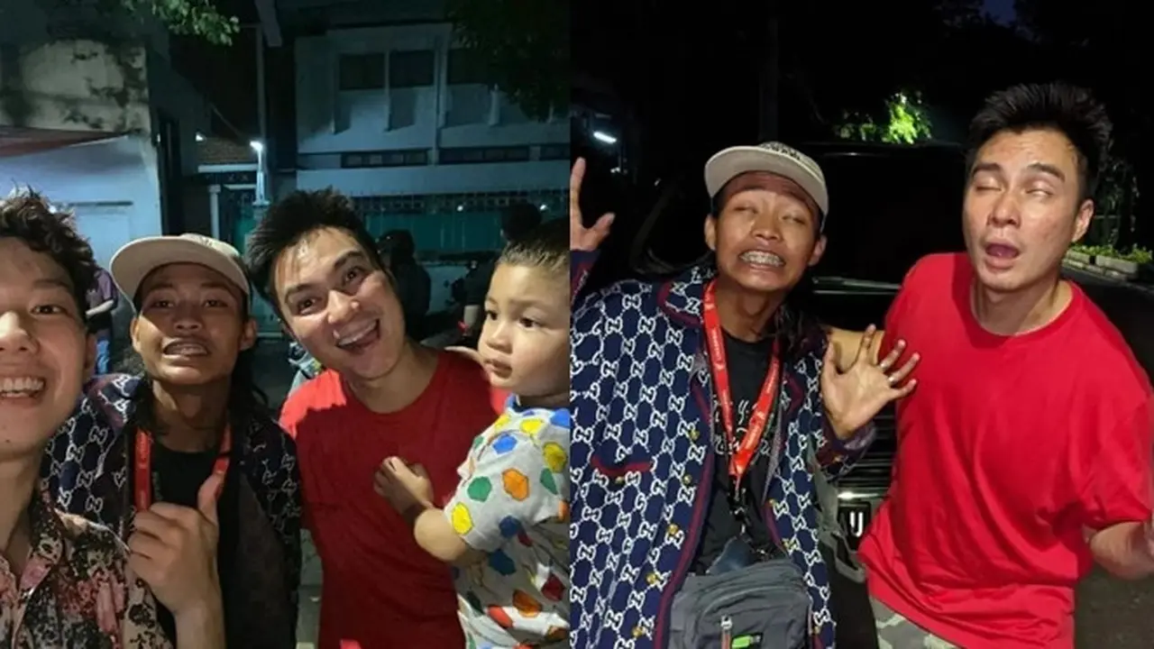 6 Momen Kedekatan Baim Wong dengan Bonge, Partner Acara Citayam Fashion Week