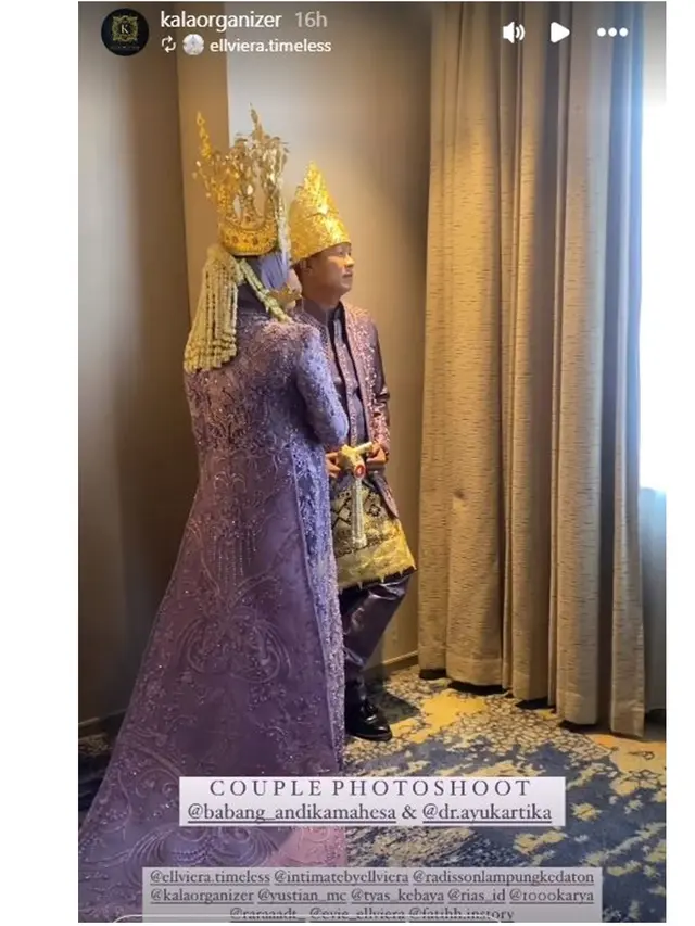 7 Potret Pesta Resepsi Kedua Andika Kangen Band dan Istri, Digelar Mewah di Hotel