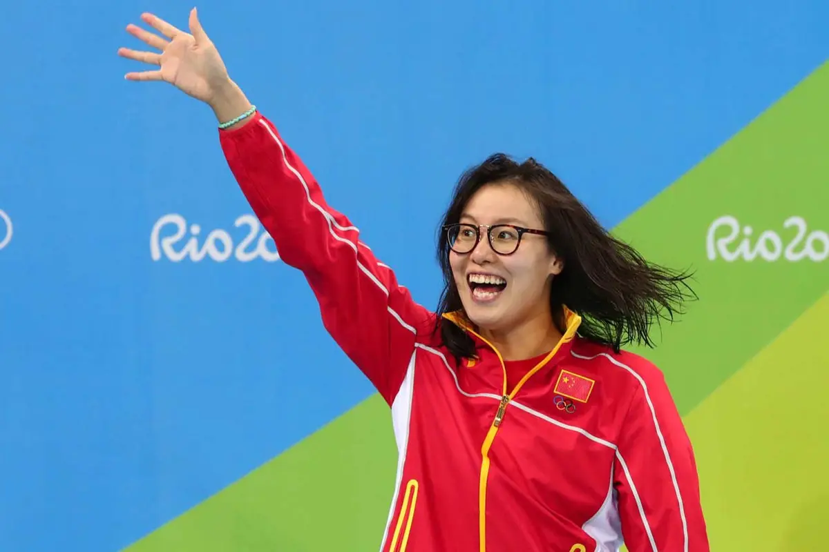 Perenang asal Tiongkok, Fu Yuanhui mengatakan usai pertandingan renang estafet wanita 4x100 meter pada Minggu, 13 Agustus 2016 sedang menstruasi. (Foto: NBC News)