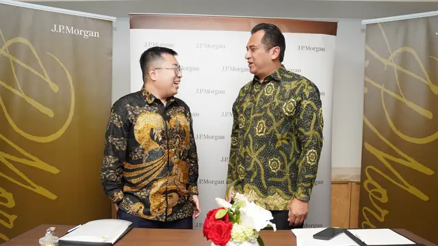 Media briefing bersama CEO and Senior Country Officer Gioshia Ralie dan Head of Indonesia Research & Strategy JPMorgan Henry Wibowo. (Foto: Istimewa)