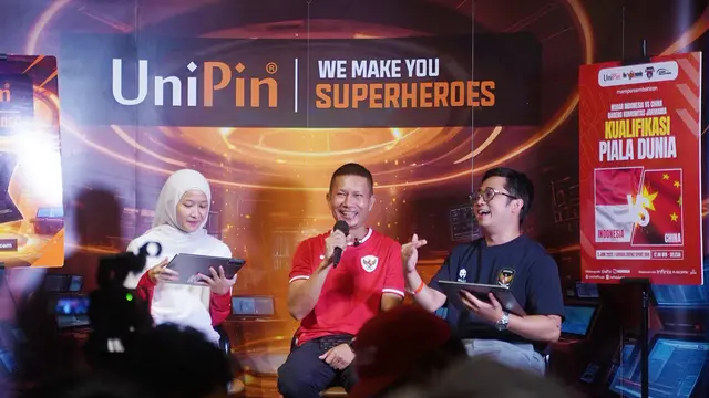 Nobar timnas Indonesia melawan Jepang antara Jakmania, UniPin dan Top Eleven