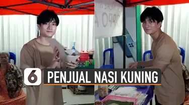 Beredar video seorang pria penjual nasi kuning mirip oppa korea.