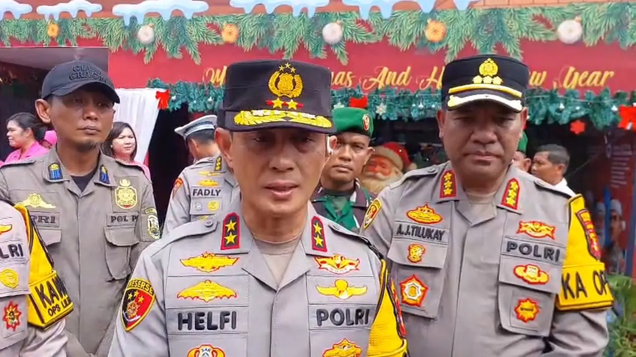 Kapolda Lampung Irjen Pol Helfi Assegaf menegaskan pihaknya meningkatkan pengamanan menjelang perayaan Natal 2025 dan Tahun Baru 2026 (Nataru).