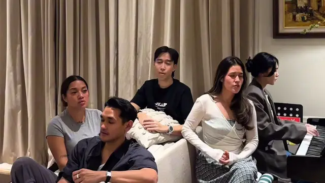 Raisa saat Menyanyikan Lagu Indonesia Jaya. [@raisa6690]