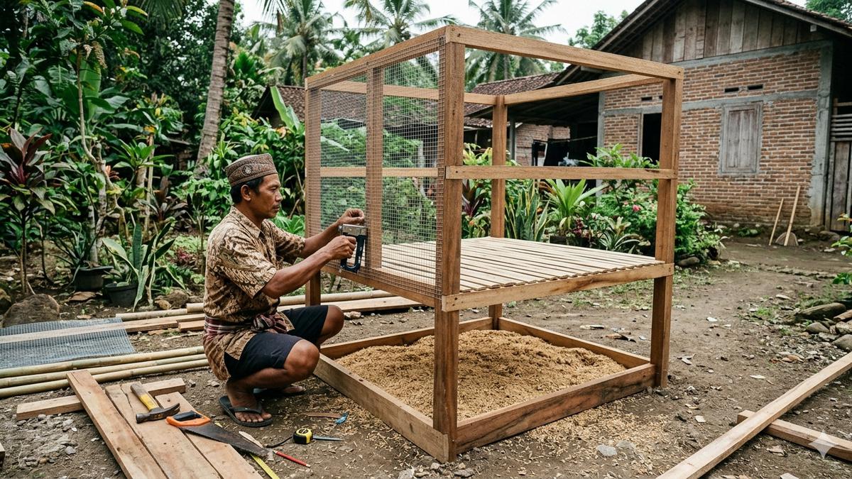 Cara Membuat Kandang Ayam Anti Tikus dan Ular, 7 Langkah Mudah Ternak Aman dari Predator